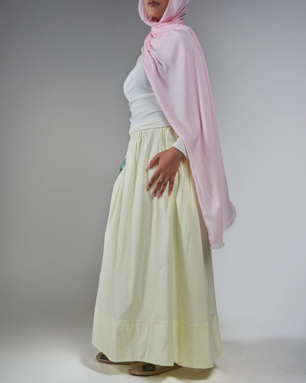 Poplin Skirt - Lemon Sorbet