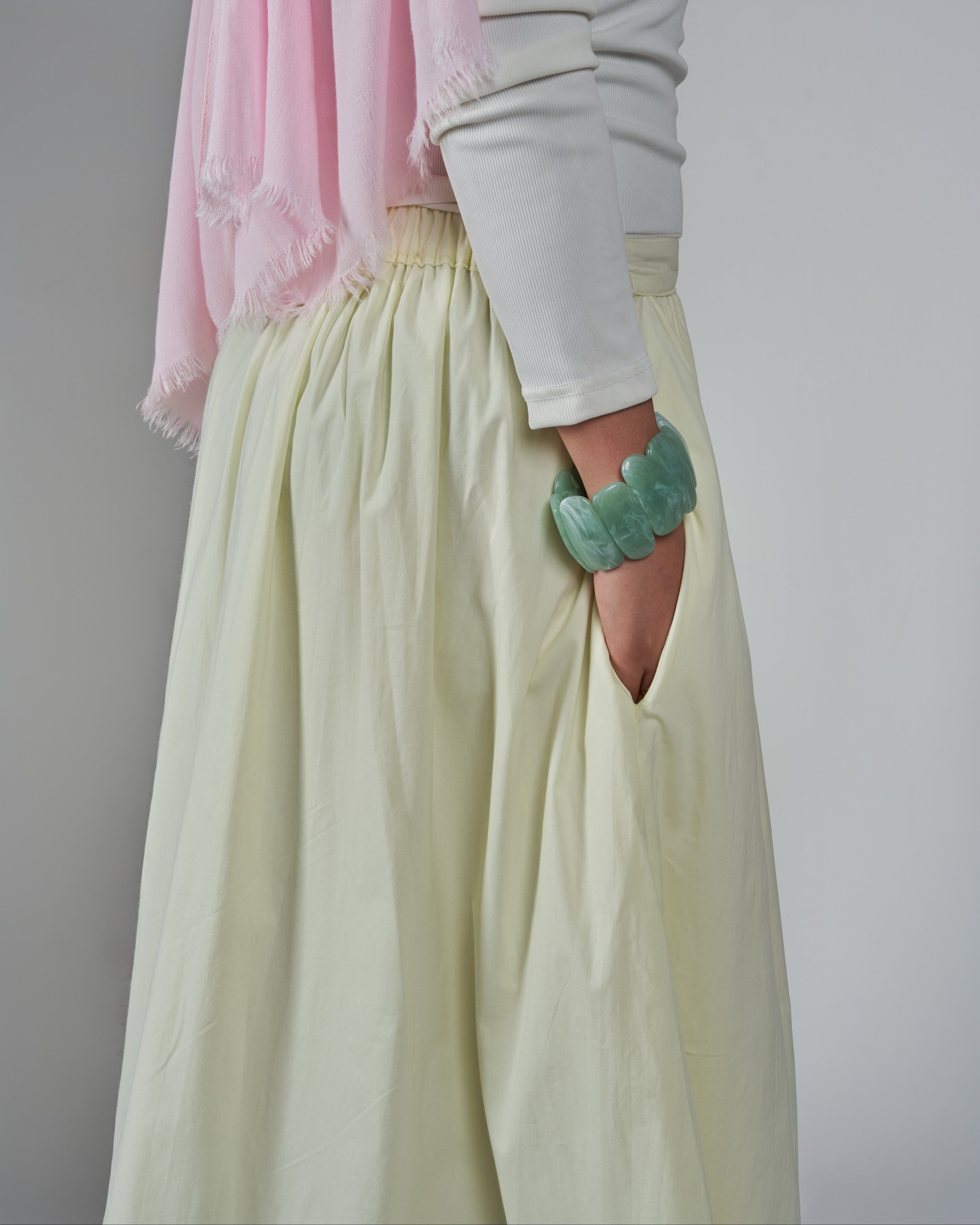 Poplin Skirt - Lemon Sorbet