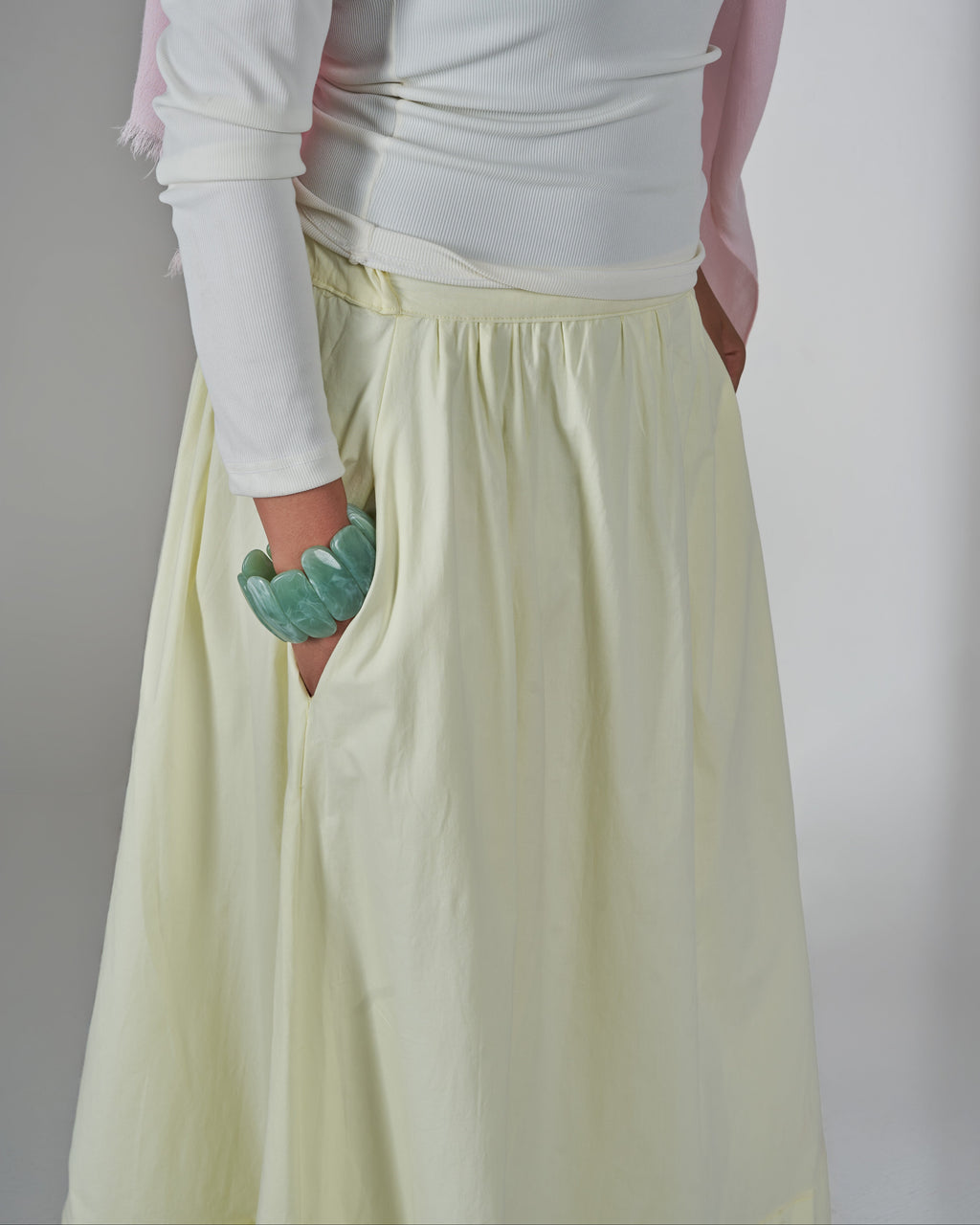 Poplin Skirt - Lemon Sorbet