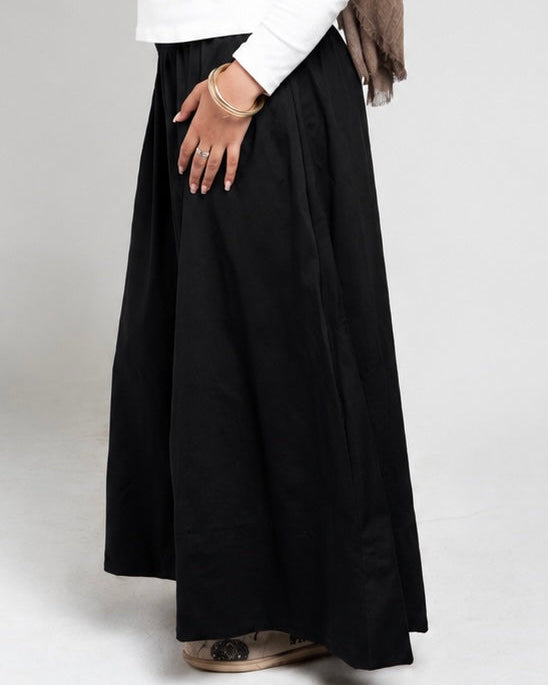 Poplin Skirt - Black